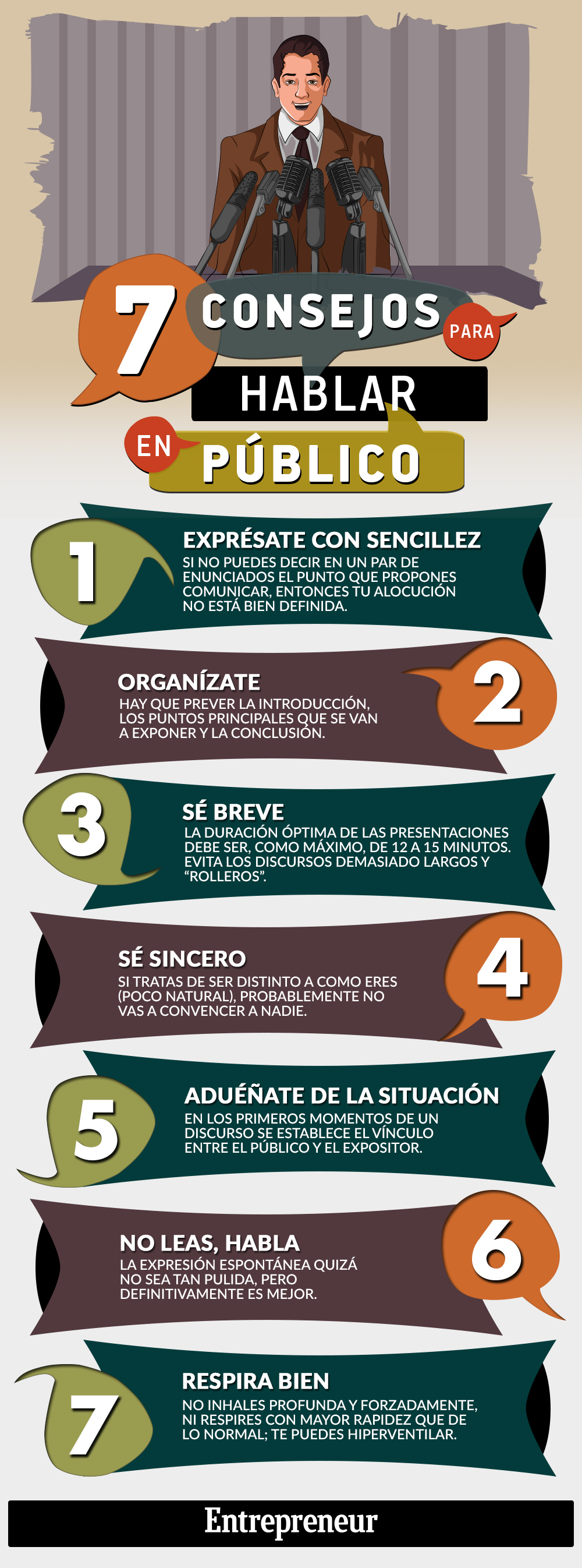 7 Tips para hablar en público